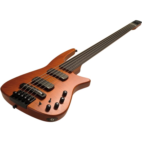 NS Design CR5 Radius Bass 5 Fretless Amber Satin