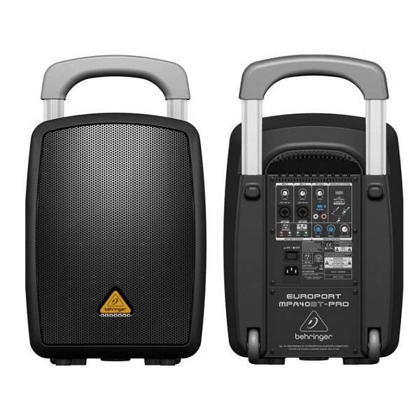 BEHRINGER MPA40BT-PRO 40WATT BLUETOOTH CASSA ATTIVA MPA40BTPRO TROLLEY BATTERIA RICARICABILE