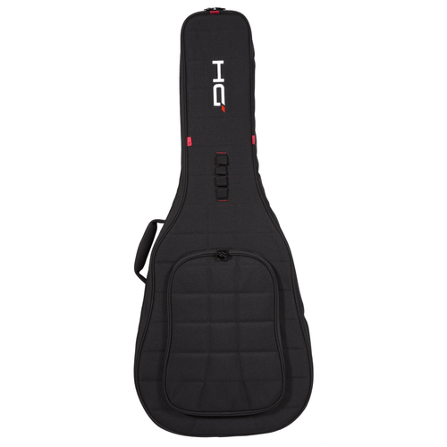 DIE HARD Borsa professionale imbottita per chitarra Acustica/Folk in nylon 1200D "waterproof". Disponibile nel colore nero