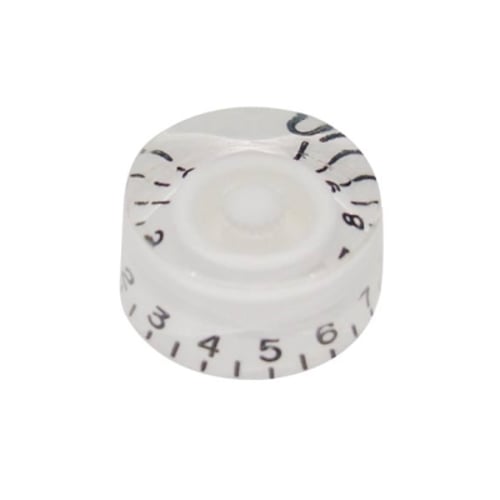 SOUNDSATION PARTS Manopola adatta per Gibson (Bianco Trsparente)