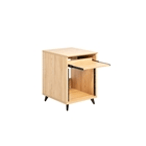 Gator Frameworks GFW-ELITEDESKRK-MPL Rack studio 10U in finitura acero naturale<br>
