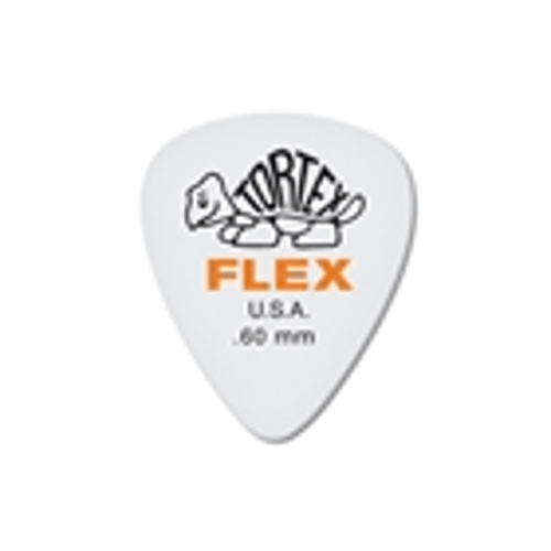 Dunlop 428R.60 Tortex Flex Standard .60 mm Bag/72