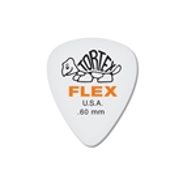 Dunlop 428R.60 Tortex Flex Standard .60 mm Bag/72