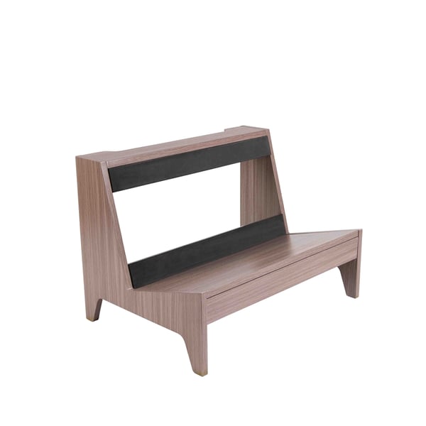 Gator Frameworks GFW-ELITEGTRAMPLG-GRY Stand per amplificatore combo Large in finitura Driftwood Grey&lt;br&gt;