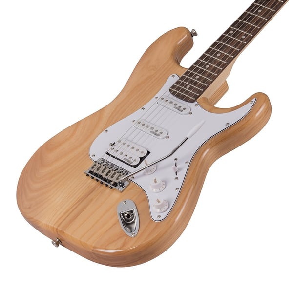 SOUNDSATION Chitarra elettrica double cutaway con 2 single coil + humbucker splittabile e meccaniche autobloccanti (equipaggiata Wilkinson, tastiera eco-rosewood)