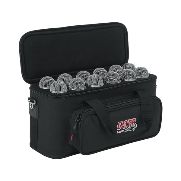Gator Cases GM-12B Borsa 12 microfoni