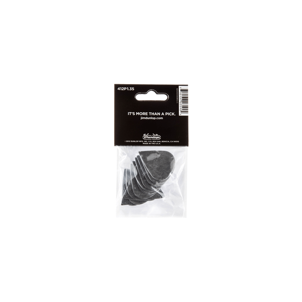 Dunlop 412P1.35 Tortex Sharp Black
