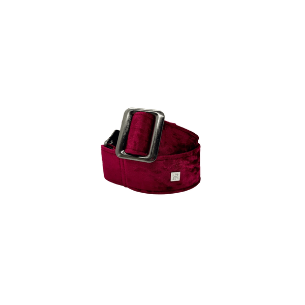 Get'm Get'm Crushed Velvet Burgundy
