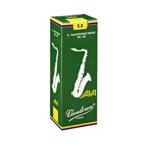 VANDOREN Ance Java Sax Tenore Sib 2,5, Pack 5pz. Modello SR2725