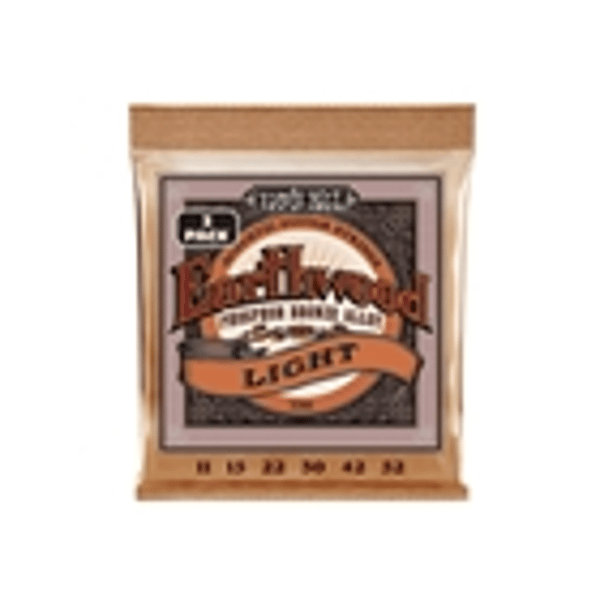 Ernie Ball 3548 Earthwood Light Phos 3 Pk 11 52