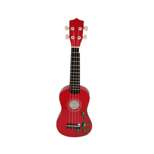 OLVEIRA UK20RD UKULELE CORDE PER BAMBINI MANICO IN LEGNO DURO / TASTIERA E PONTE IN PALISSANDRO / MECCANICHE CROMATE / COLORE RED