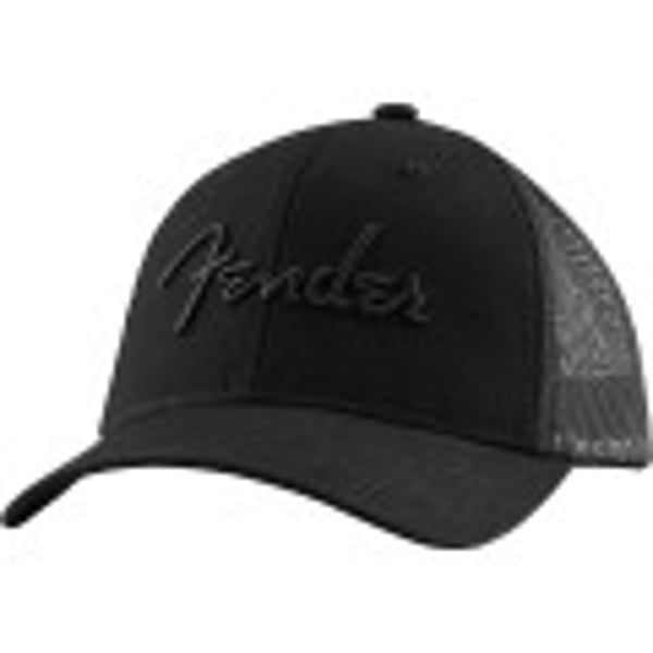 Cappellino Fender 6 Panel Mesh porta plettro, Black