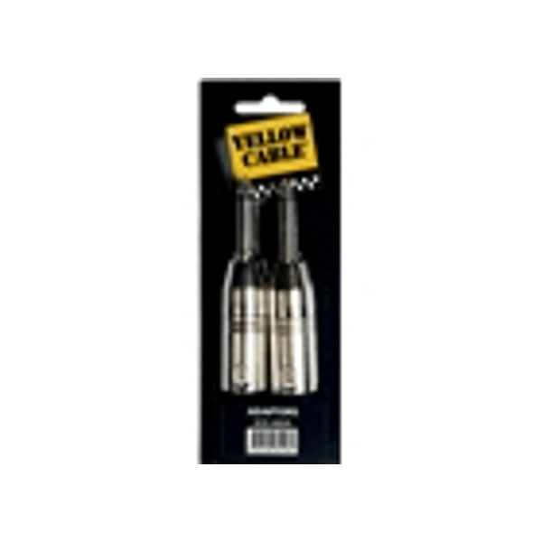 Yellow Cable AD25 Adattatore Jack Mono Maschio/XLR Maschio 2 Pcs
