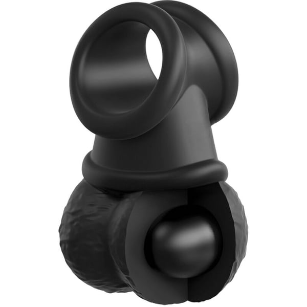 KING COCK ELITE - DELUXE VERSTELLBARES HARNESS-KIT RING MIT HODEN & DILDO 20,3 CM