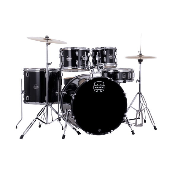 MAPEX IT CM5294FTCDK COMET ROCK 5 PEZZI DARK BLACK CON PIATTI