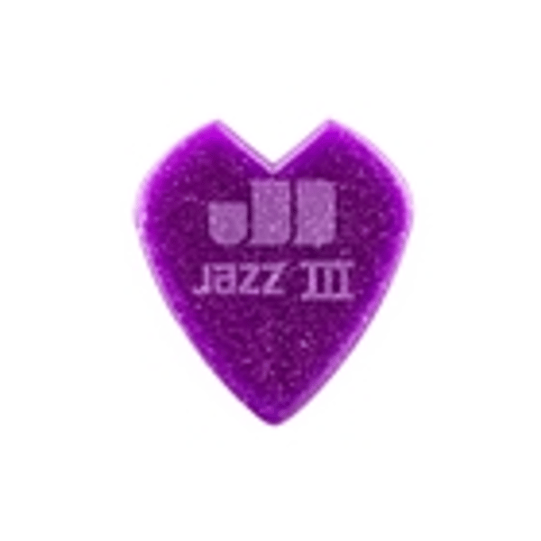 Dunlop 47PKH3NPS Kirk Hammett Purple Sparkle Jazz III Player's Pack/6