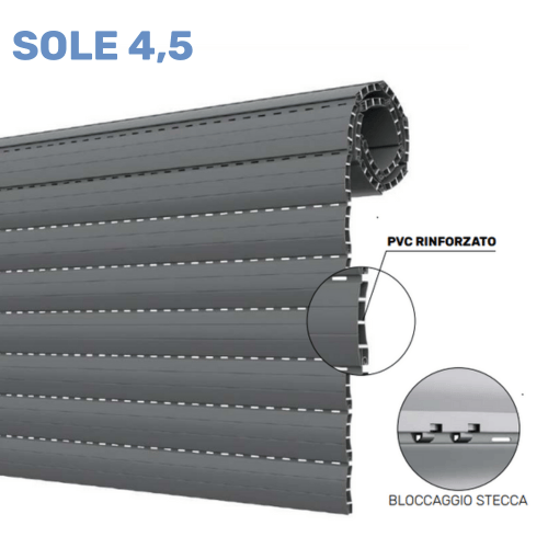 Tapparelle Pvc Rinforzato 4.5 kg 13x55
