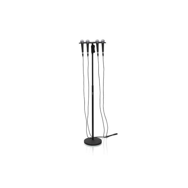 Gator Frameworks GFW-MIC-4TRAY Supporto multi-microfono per 4 microfoni<br>