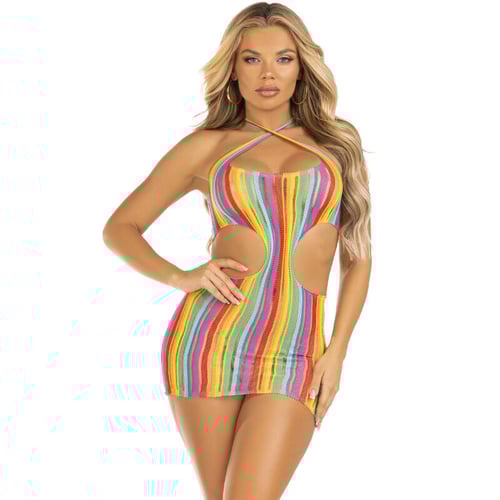 LEG AVENUE - DRESS MULTICOLOR