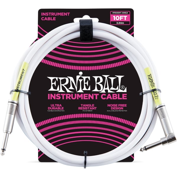 Ernie Ball Cavo PVC Bianco da 3 m - 6049