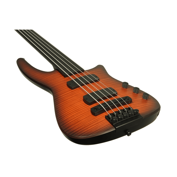 NS Design NXT5a Radius Bass 5 Fretless Sunburst