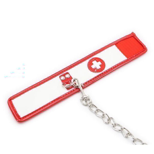 OHMAMA FETISH MINI NURSE BONDAGE SET 3 PEZZI
