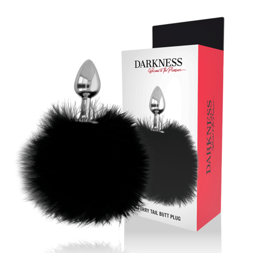 DARKNESS ANAL DARKNESS - BUTTPLUG ANALE EXTRA CON CODA NERA 7 CM