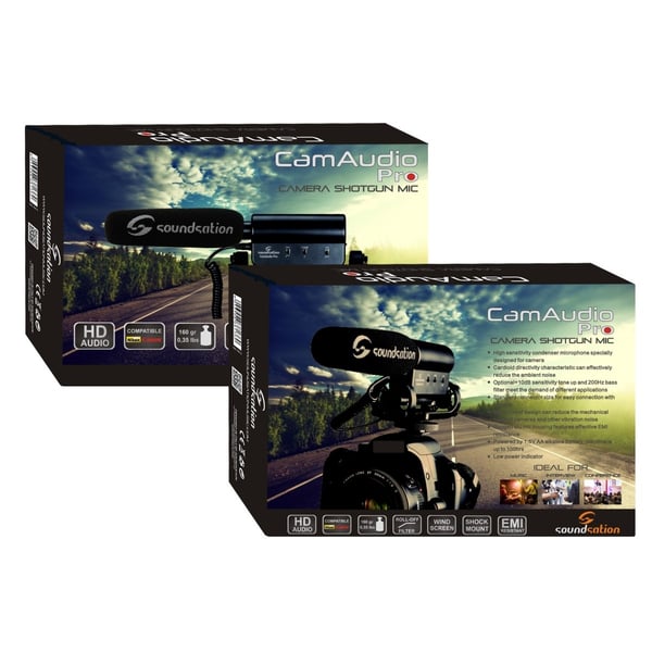 SOUNDSATION Microfono da registrazione per videocamera