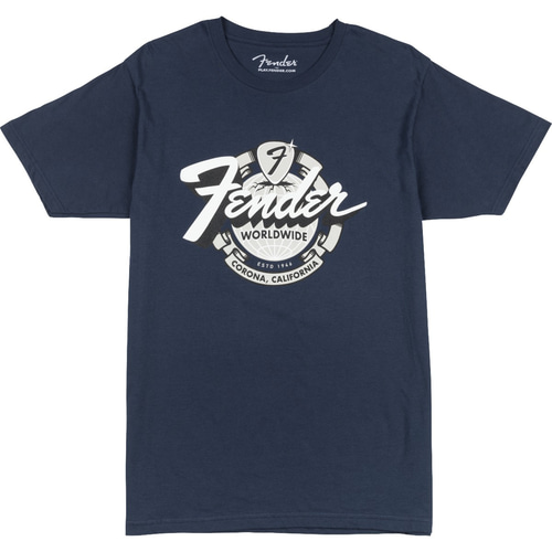 Tshirt Fender® World Wide Tee, Vintage Navy, M 9193822406