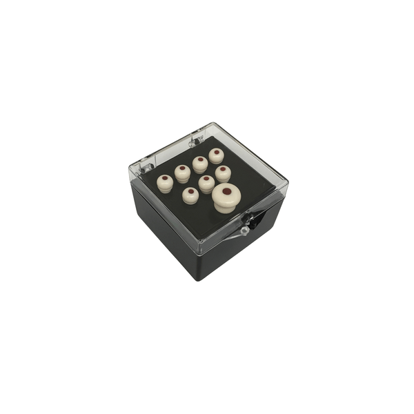 Martin & Co. 18APP0002 Authentic Series Set Pin White, Tortoise Inlay