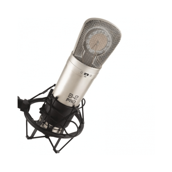 BEHRINGER B2-PRO MICROFONO STUDIO CONDENSATORE CARDIOIDE OMNIDIREZIONALE FIGURA 8 + CUSTODIA + SOSPENSIONE + ACCESSORI EX-DEMO