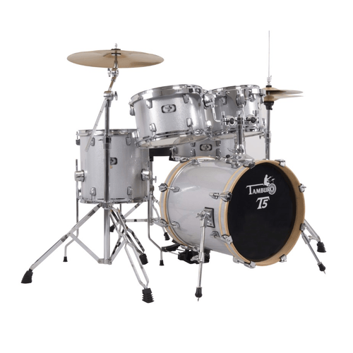 TAMBURO Batteria serie T5 5 pezzi colore Silver Sparkle