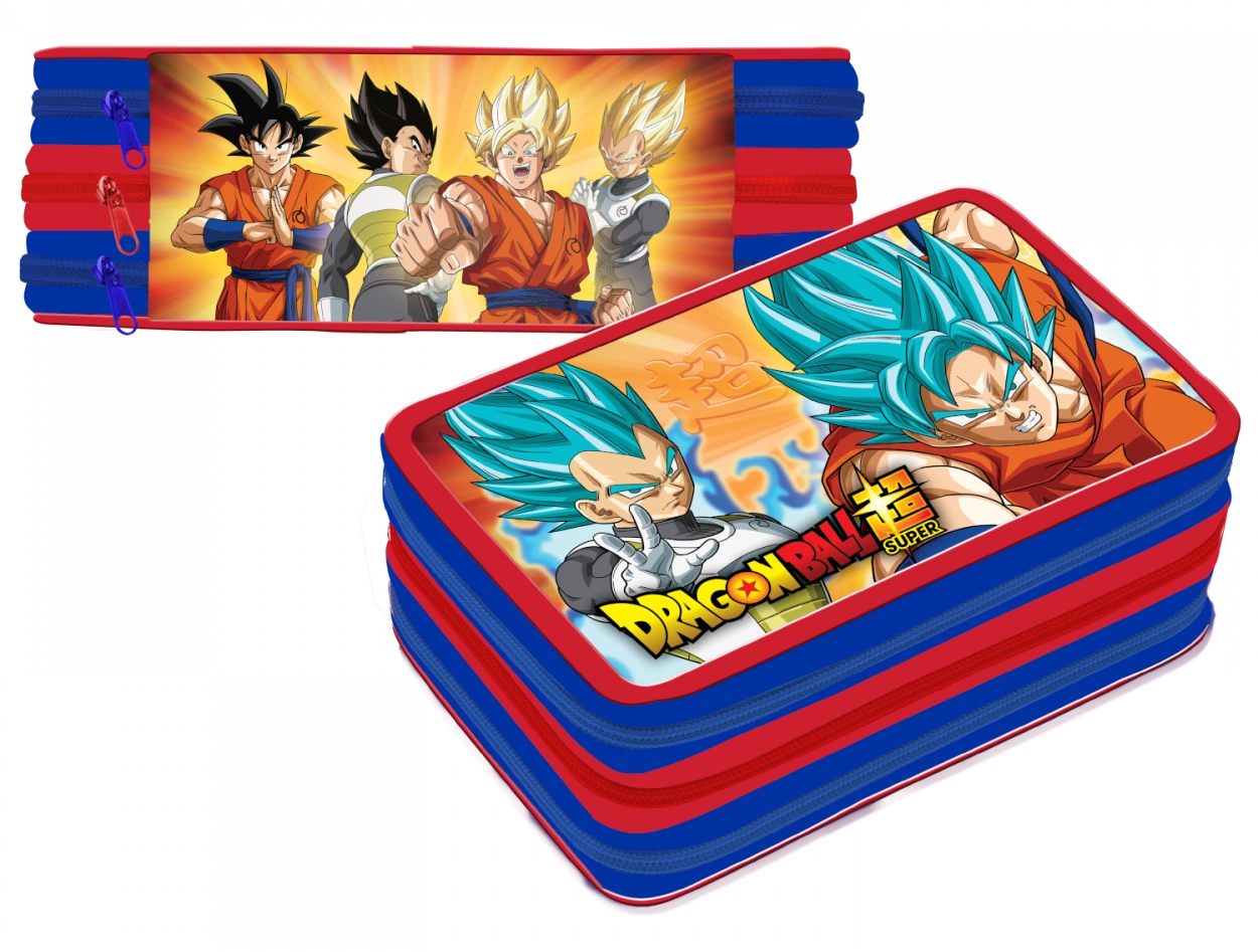 ASTUCCIO CORREDO 3 ZIP DRAGONBALL