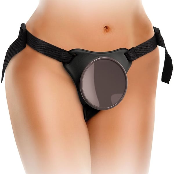 KING COCK ELITE - DELUXE VERSTELLBARES HARNESS-KIT RING MIT HODEN & DILDO 20,3 CM