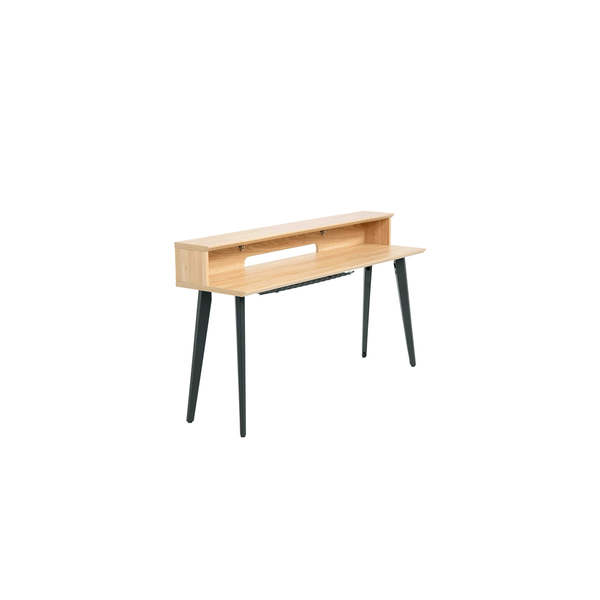Gator Frameworks GFW-ELITEKEYTBL88-MPL Workstation in legno per tastiere fino a 88 tasti, colore acero naturale opaco<br>