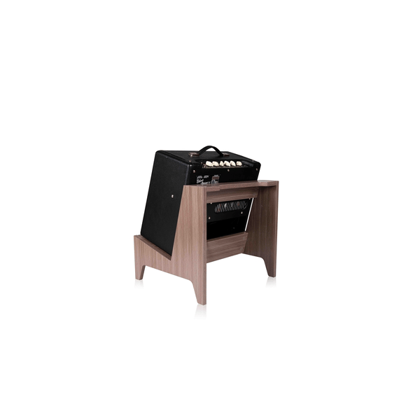 Gator Frameworks GFW-ELITEGTRAMPSM-GRY Stand per amplificatore combo Small in finitura Driftwood Grey<br>