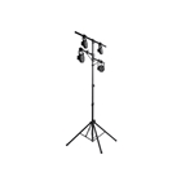 Gator Frameworks GFW-LIGHT-LS2000 Supporto per luci stile albero con base a quattro gambe<br>