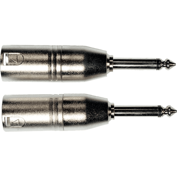 Yellow Cable AD25 Adattatore Jack Mono Maschio/XLR Maschio 2 Pcs