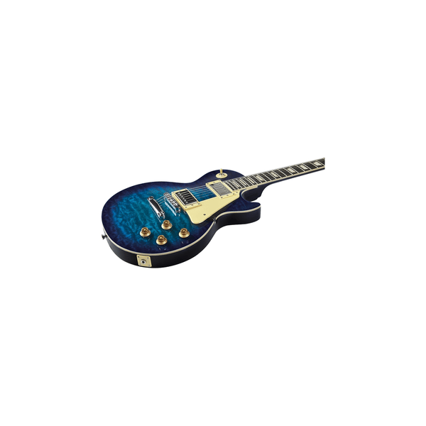 Eko Guitars VL-480 See Thru Blue Quilted