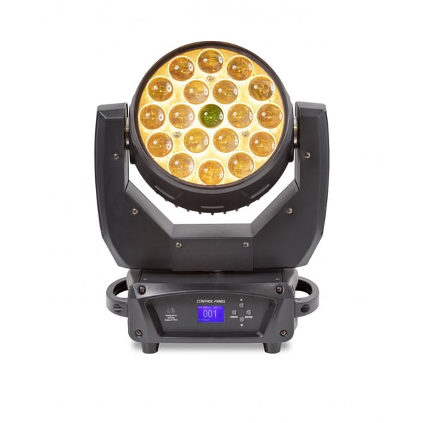 Set 2 Testa Mobile a LED con zoom CENTOLIGHT Thesis 1915 Z 19 x 15W con case. Modello THESIS 1915Z-SET
