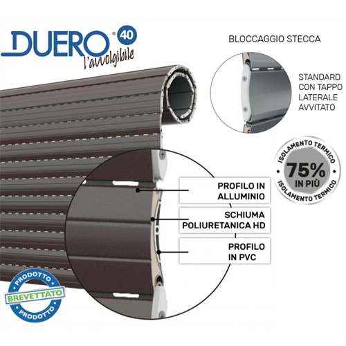 Tapparelle a risparmio energetico 9x40 DUERO 40