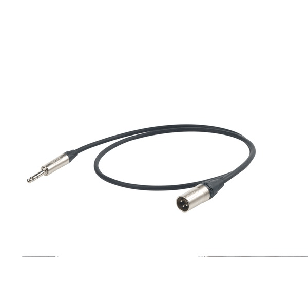 PROEL STAGE Cavo professionale esoterico con connessioni jack stereo Neutrik Ø 6.3 mm. mm. -&gt; spina volante XLR Neutrik 3 poli.