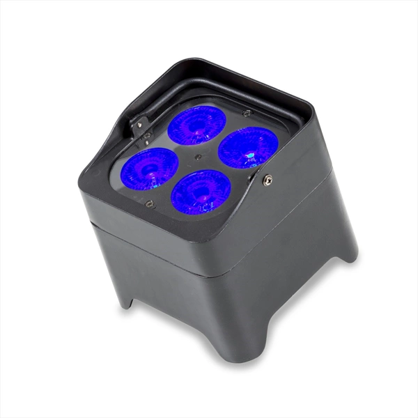 CENTOLIGHT Par a batteria 4x12W RGBWAUV. Modello Q-AIR Mini