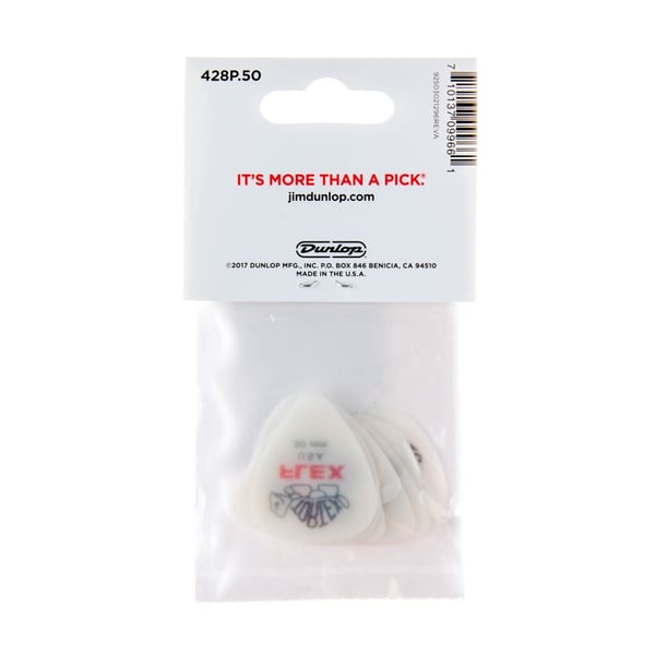 Dunlop 428P.50 Tortex Flex Standard .50 mm Pack/12
