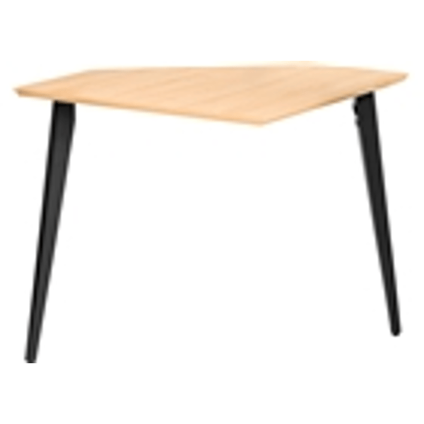 Gator Frameworks GFW-ELITEDESKCRNR-MPL Angolo scrivania workstation Elite in acero naturale opaco per studi e creator<br>