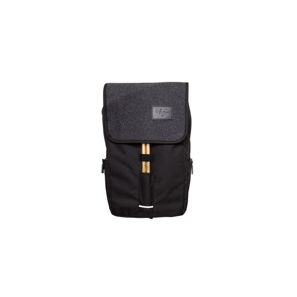 Zildjian T9001 - Gray Flap Black Laptop Backpack