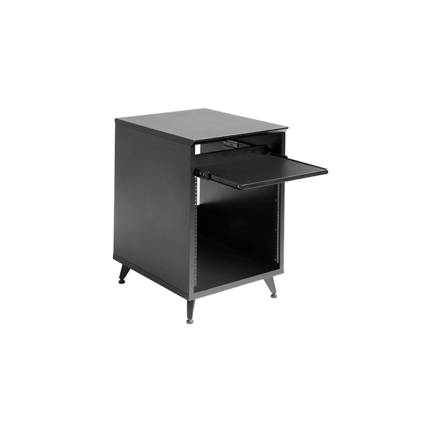 Gator Frameworks GFW-ELITEDESKRK-BLK Rack studio 10U in nero<br>
