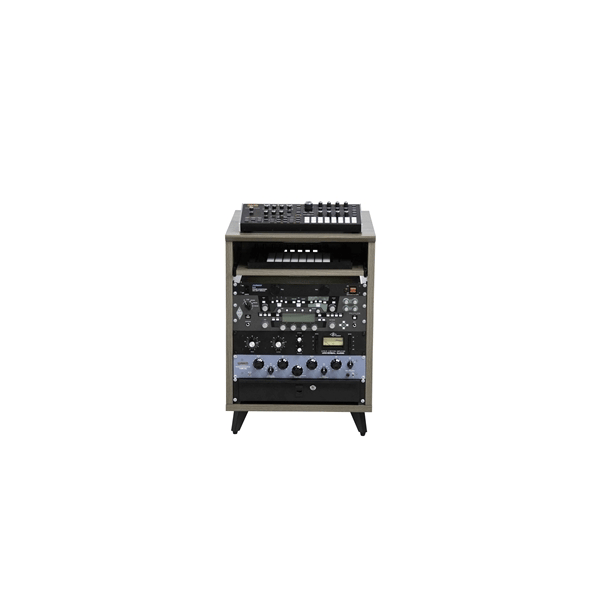Gator Frameworks GFW-ELITEDESKRK-GRY Rack studio 10U in grigio driftwood<br>