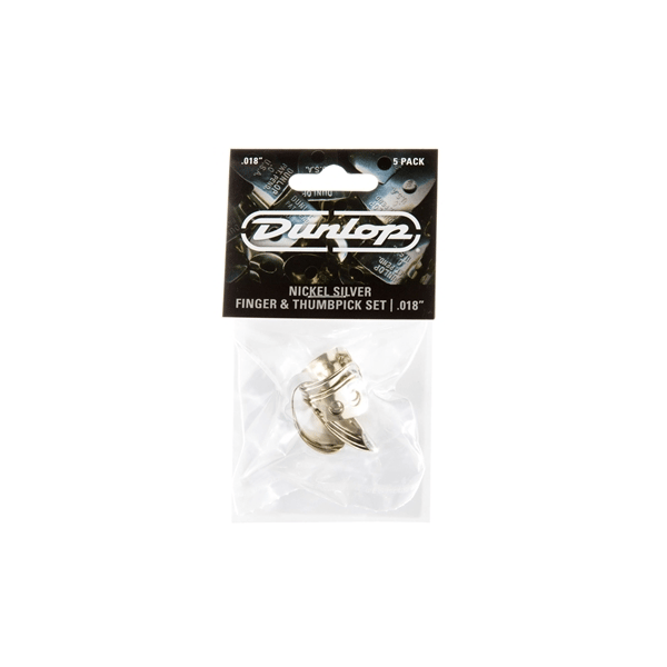 Dunlop 33P N/S 4FINGER & 1THUMB .018 - PLAYER'S PACK 5 PLETTRI