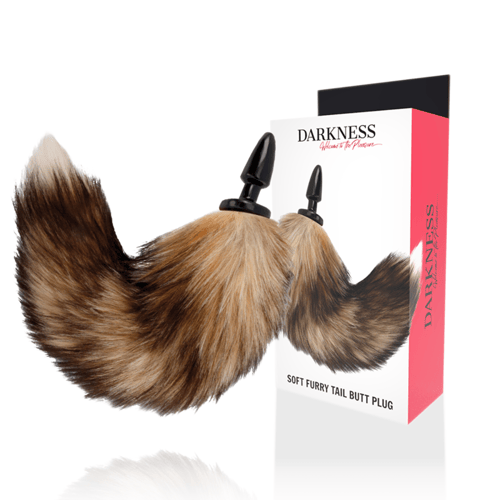 DARKNESS ANAL DARKNESS - CODA NATURALE CON PLUG ANALE IN SILICONE 10 CM